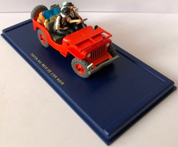Véhicule Moulinsart Tintin - La Jeep du désert (Echelle 1/24
