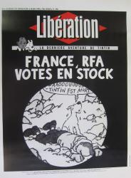 Libération :  décès Hergé