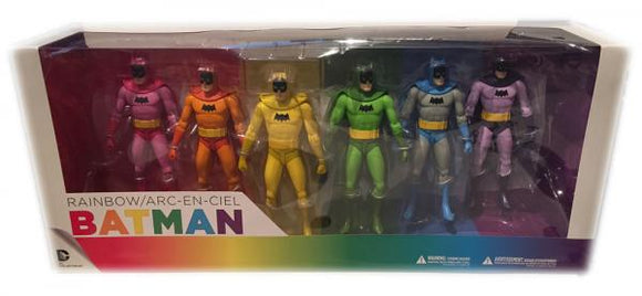 Rainbow Batman 6-pack