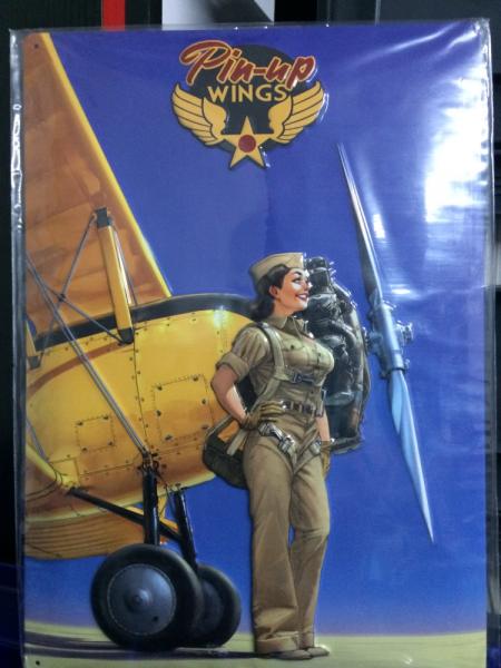 plaque métal HUGAULT Angel Wings - Yellow