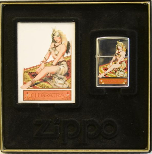 Zippo Bettie Page Cleopatra  (+ boitier et trading card)