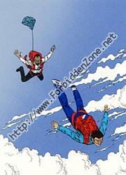 Chute libre en parachute