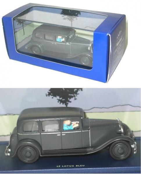 Voiture Tintin : La limousine en route pour Nankin du Lotus Bleu  (ref 2118038 / 2 118 038)
