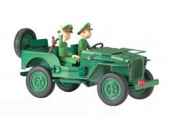 Spirou et Fantasio dans la Jeep Willys (Wyllis)