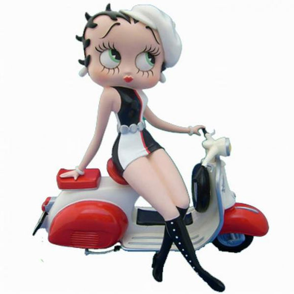 Betty Boop on scooter