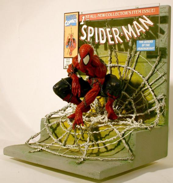 Spiderman Comic Book Scene Replica