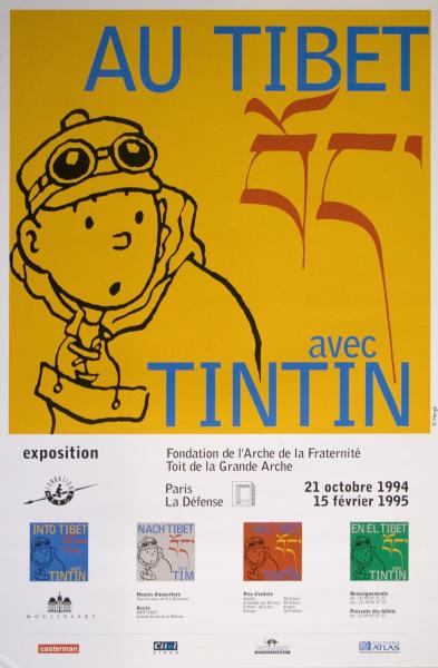 Au Tibet avec Tintin expo '94-'95