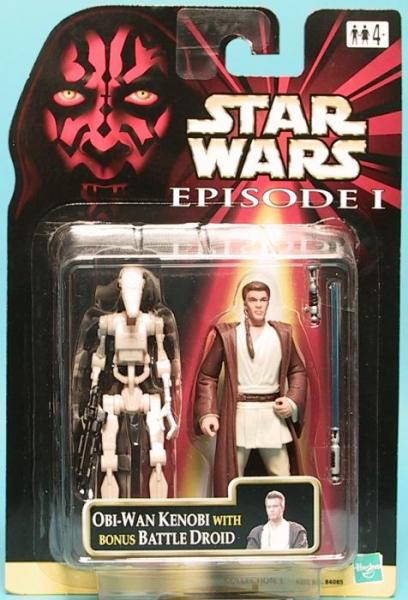 SW Ep1 - Obi-Wan Kenobi (Naboo) with bonus Battle Droid - précommande