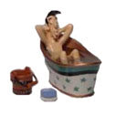 Lucky Luke dans la baignoire (5462)