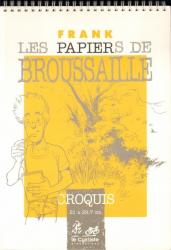FRANK :les Papiers de Broussaille  - croquis