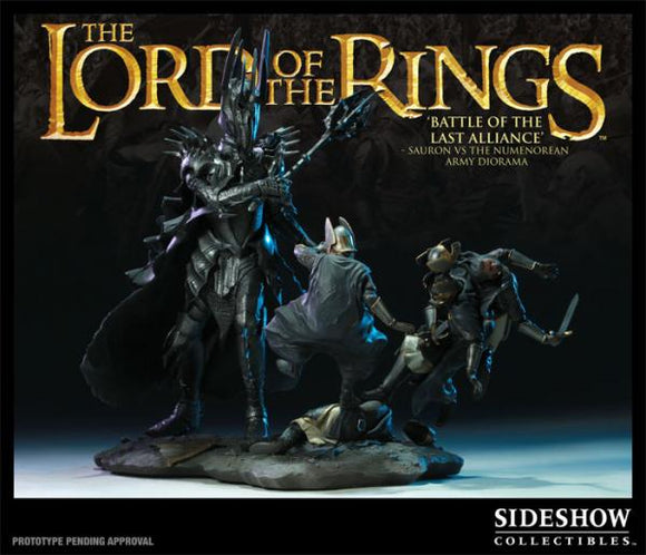 Lord of the Rings diorama - Sauron vs Numenorean Army