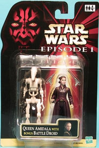 SW Ep1 - Queen Amidala (Battle) with bonus Battle Droid - précommande