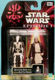 SW Ep1 - Qui-Gon Jinn (Naboo) with bonus Battle Droid - précommande