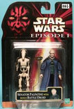 SW Ep1 - Senator Palpatine with bonus Battle Droid - précommande