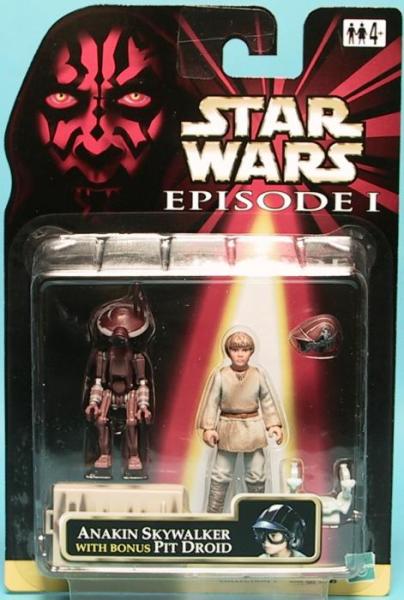 SW Ep1 - Anakin Skywalker (Naboo Pilot) with bonus Pit Droid (red) - précommande