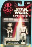 SW Ep1 - Obi-Wan Kenobi (Jedi Knight) with bonus Pit Droid (white) - précommande