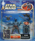 SW Saga - Jango Fett with Electronic Backpack and Snap-On Armor! - précommande