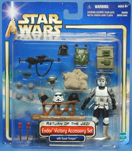 SW Saga - Endor Victory With Scout Trooper accessory set - précommande