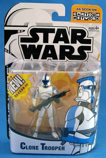 SW CW Animated - Clone Trooper Lieutenant (blue) - précommande