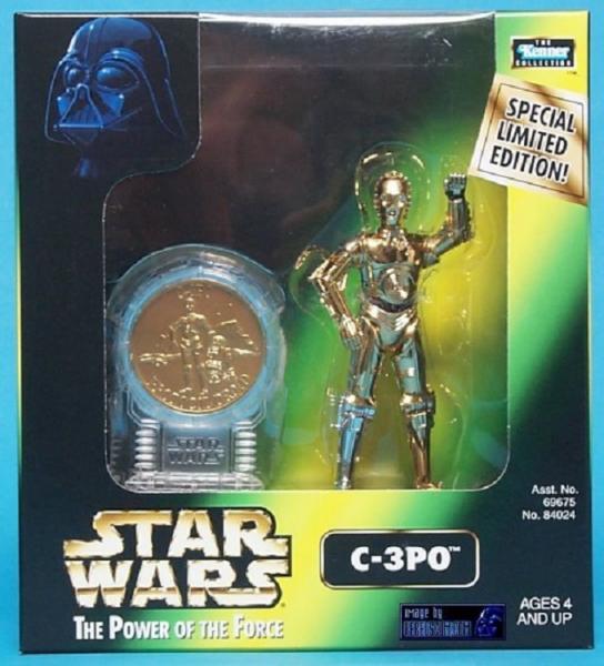 SW POTF2 Millennium Minted Coin Edition - C-3PO - précommande