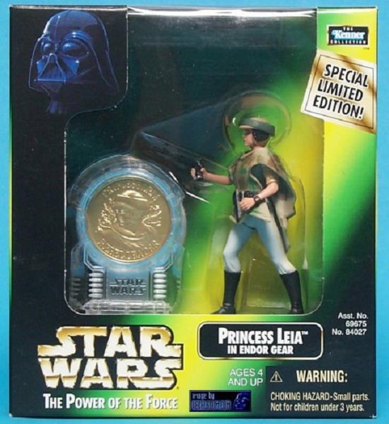 SW POTF2 Millennium Minted Coin Edition - Princess Leia in Endor Gear - précommande