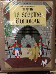 poster HERGE Tintin Le sceptre d'Ottokar