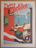 affiche EVER MEULEN Twist et Scooter