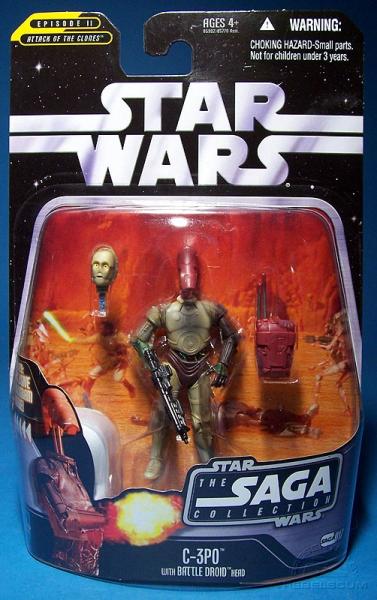 SW TSC - 017 C-3PO with Battle Droid Head