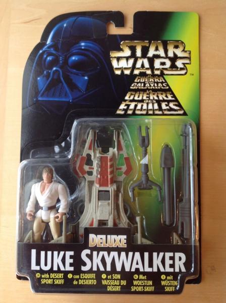 SW POTF2 - Deluxe Luke Skywalker with Desert Sport Skiff  (EU)