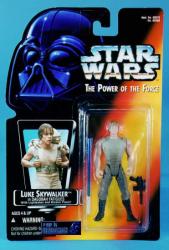 SW POTF2 - Luke Skywalker in Dagobah Outfit (orange card, short saber)