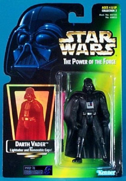 SW POTF2 - Darth Vader (green card, holo)