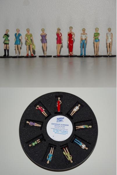 La mode selon Jessica Blandy  (coffret 9 mini-figurines)  (20019)