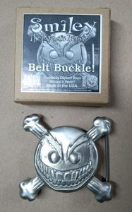 Smiley The Psychotic Button Belt Buckle