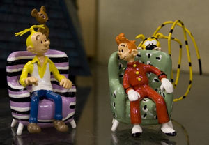 Spirou & Fantasio assis dans leur fauteuil?  (4791)