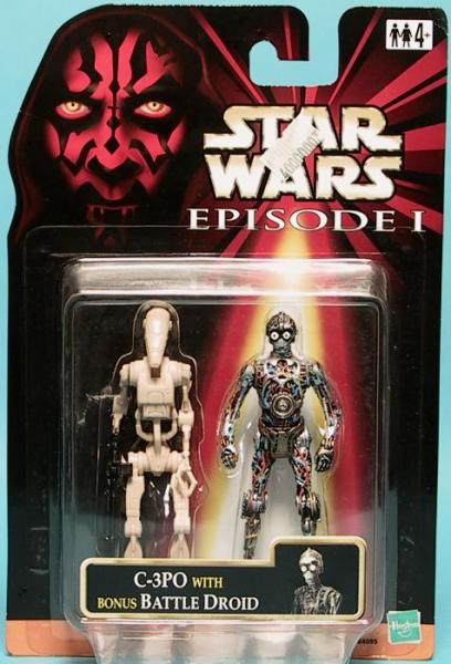 SW Ep1 - C-3PO with bonus Battle Droid - précommande