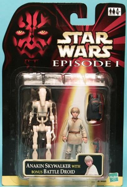 SW Ep1 - Anakin Skywalker with bonus Battle Droid
