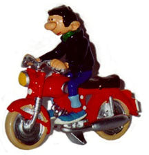 Gaston à moto  (4700)