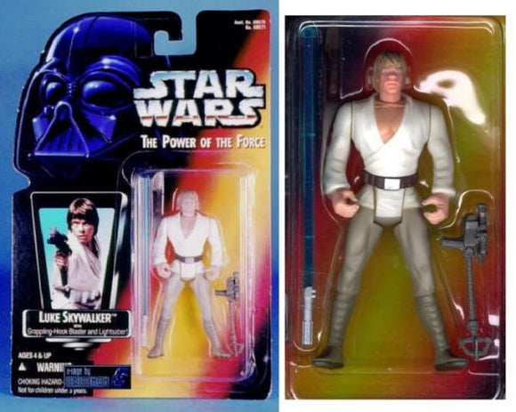 SW POTF2 - Luke Skywalker (orange card, long saber)