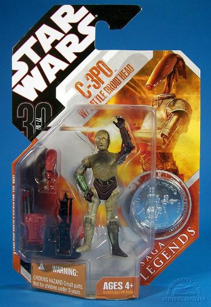 SW 30th Legends - C-3PO with Battle Droid Head