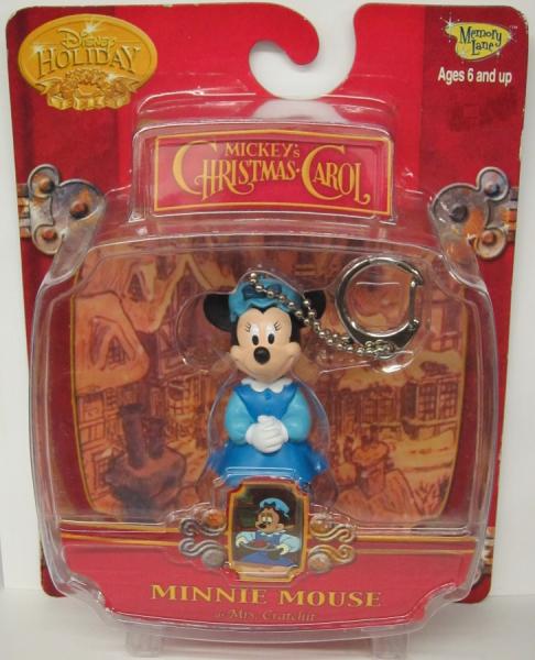 Mickey's Christmas Carol keychains - Minnie Mouse as Mrs. Cratchit