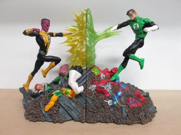 Green Lantern vs Sinestro bookends
