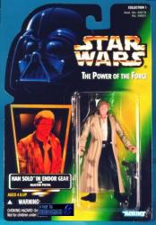 SW POTF2 - Han Solo in Endor Gear (green card, holo)