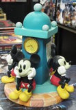 Mickey "Toontown Gazette"  Resin Clock