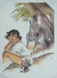affiche FRANK Zoo - Le zebre