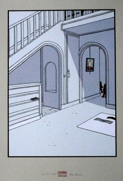 affiche Ted BENOIT - Tintin