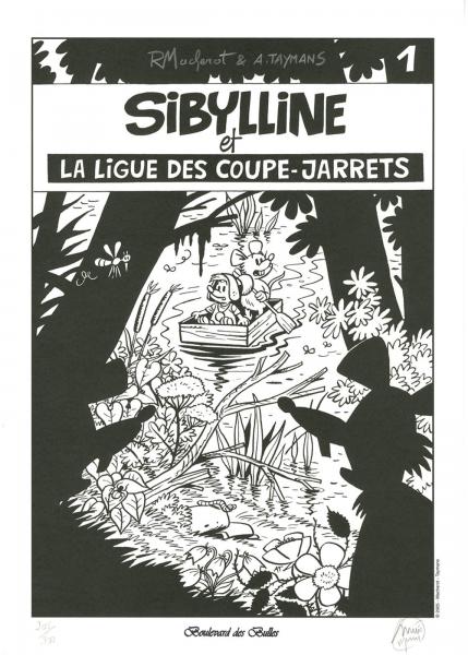 affiche TAYMANS Sibylline - La ligue des coupe-jarrets