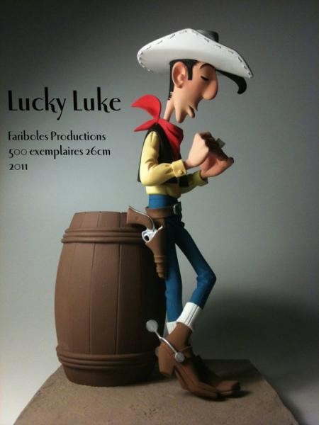 Lucky Luke sur le barril.