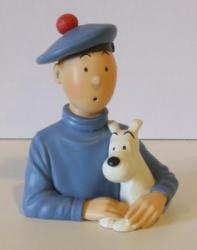 Tintin Milou écossais (buste)
