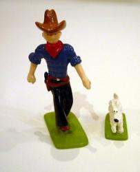 Tintin cowboy avec Milou (cow-boy / cow boy) (4522)