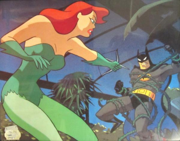 affiche Batman Animated - Batman & Poison Ivy